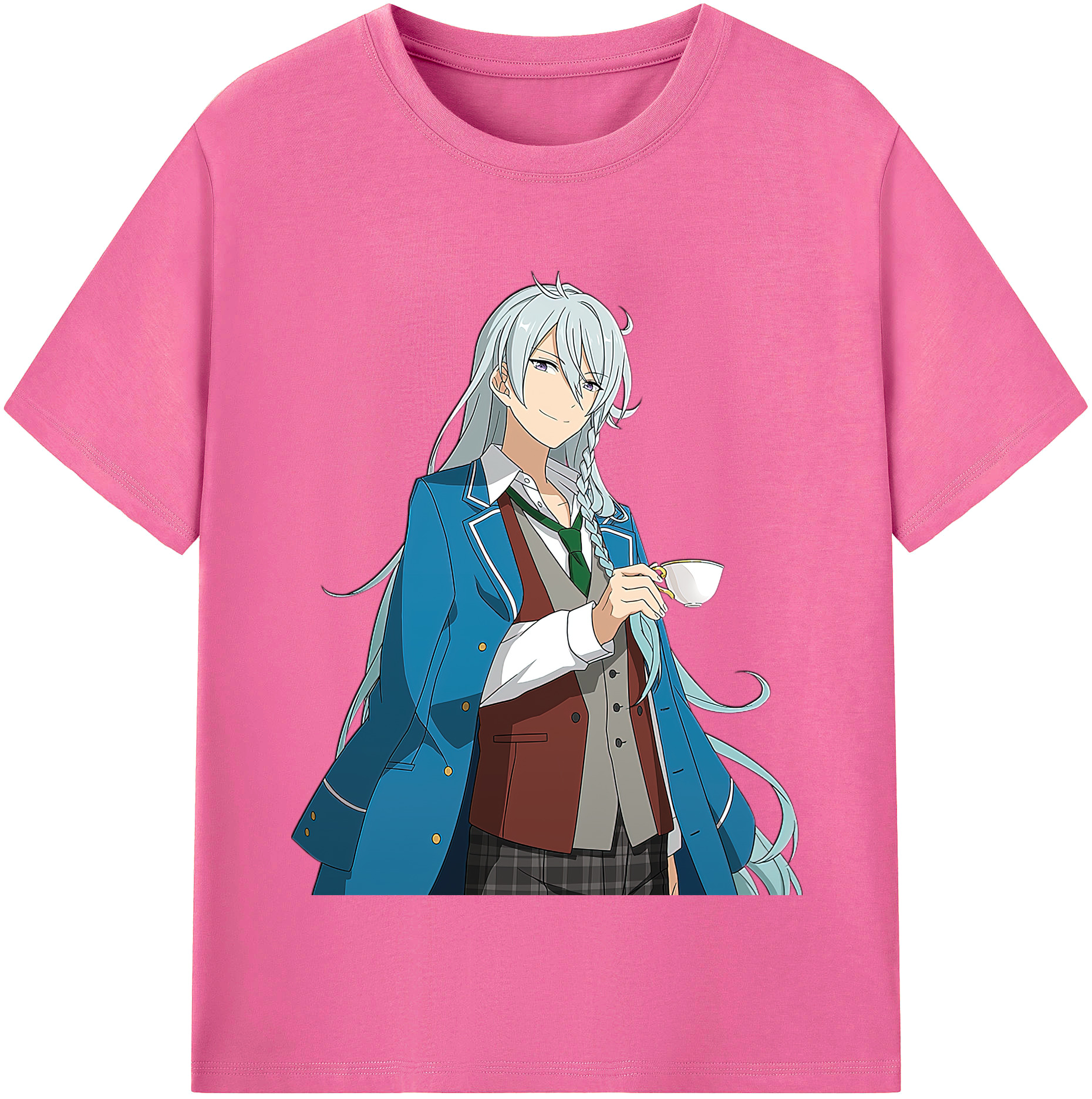 （画像用） あんさんぶるスターズ! Ensemble Stars レディースカジュアルプリントTシャツ（綿100％）